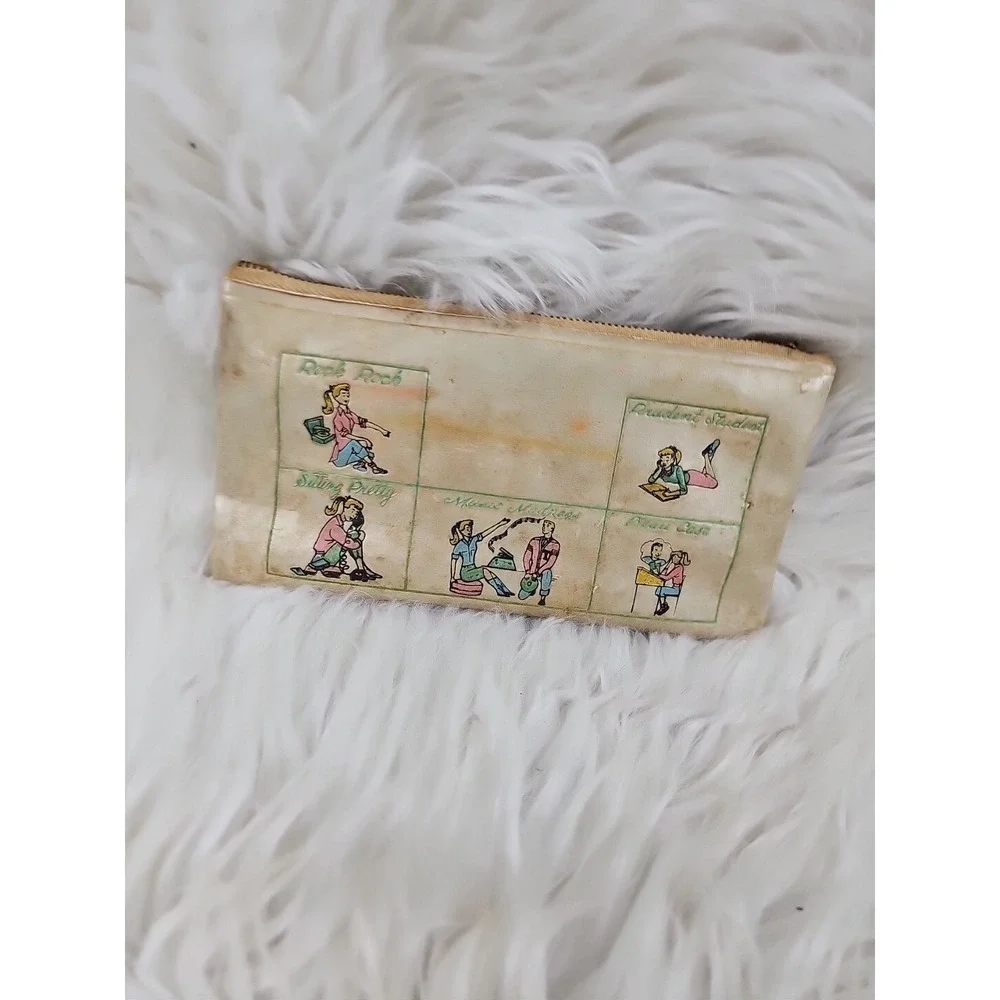 Super Cool Vintage Leather Pencil Case, Pen Pouch for Work and University